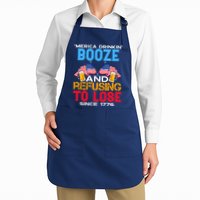 Merica Drinkin Booze And Refusing To Lose Since 1776 4th Of July USA Apron