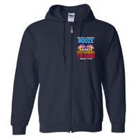 Merica Drinkin Booze And Refusing To Lose Since 1776 4th Of July USA Full Zip Hoodie