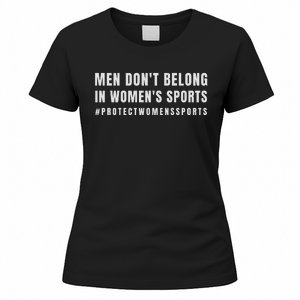 Men Dont Belong Protect Womens Sports Women's T-Shirt