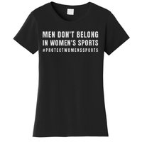 Men Dont Belong Protect Womens Sports Women's T-Shirt