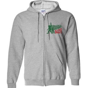 Mountain Dude Bigfoot Sasquatch Rock On Full Zip Hoodie