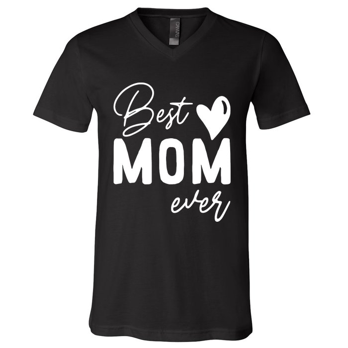 Mothers Day Best Mom Ever Gifts From Daughter V-Neck T-Shirt