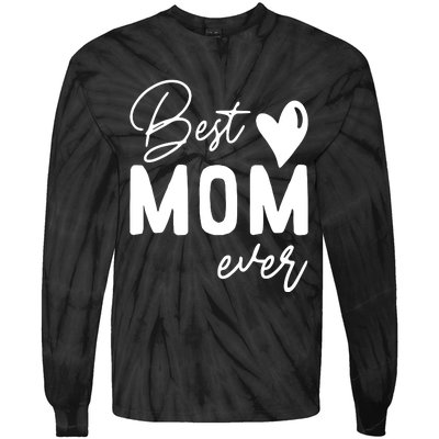 Mothers Day Best Mom Ever Gifts From Daughter Tie-Dye Long Sleeve Shirt