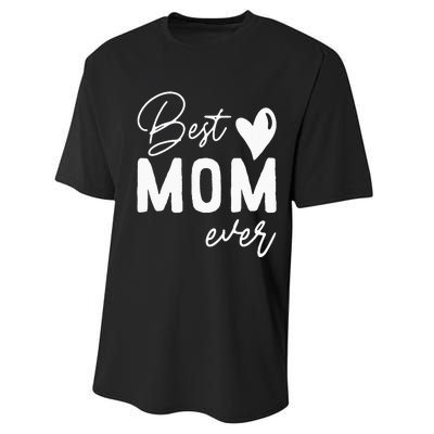 Mothers Day Best Mom Ever Gifts From Daughter  Mom Performance Sprint T-Shirt