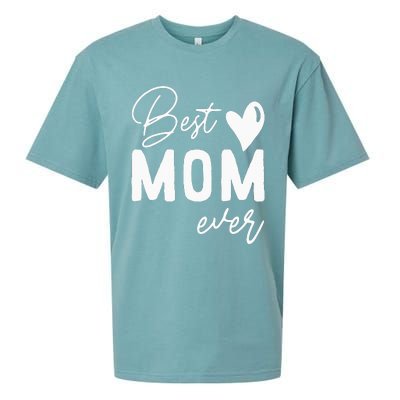 Mothers Day Best Mom Ever Gifts From Daughter  Mom Sueded Cloud Jersey T-Shirt