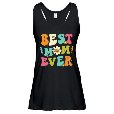 Mothers Day Best Mom Ever From Daughter  Mom Ladies Essential Flowy Tank