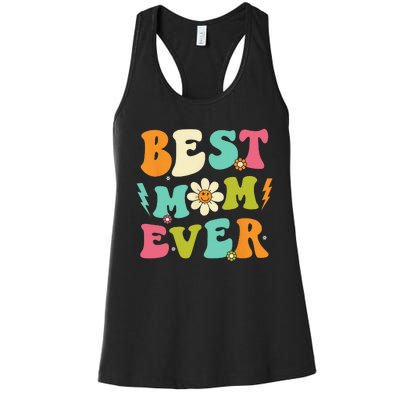 Mothers Day Best Mom Ever From Daughter  Mom Women's Racerback Tank