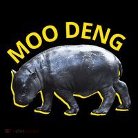 Moo Deng Baby Hippo Wool Snapback Cap