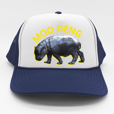 Moo Deng Baby Hippo Trucker Hat