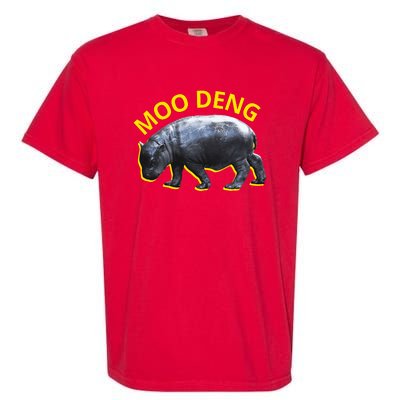 Moo Deng Baby Hippo Garment-Dyed Heavyweight T-Shirt