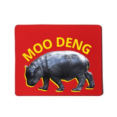 Moo Deng Baby Hippo Mousepad
