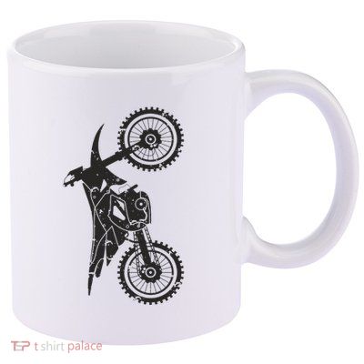 Motocross Dirt Bike Apparel Dirt Bike Motocross 11oz C Handle Ceramic Mug