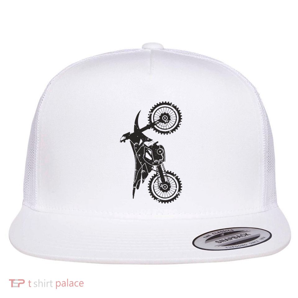 Motocross Dirt Bike Apparel Dirt Bike Motocross Flat Bill Trucker Hat