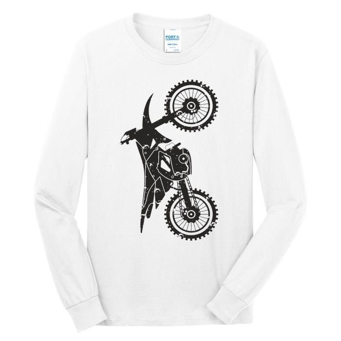 Motocross Dirt Bike Apparel Dirt Bike Motocross Tall Long Sleeve T-Shirt