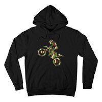 Motocross Dirt Bike Racing Camo Camouflage Hoodie