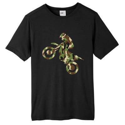 Motocross Dirt Bike Racing Camo Camouflage Tall Fusion ChromaSoft Performance T-Shirt