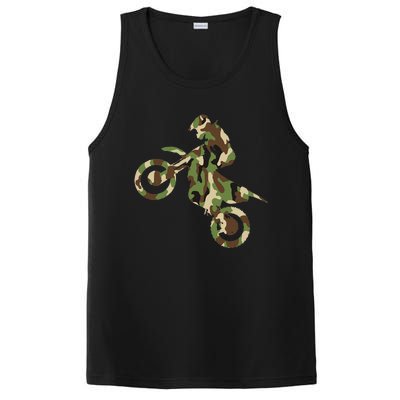 Motocross Dirt Bike Racing Camo Camouflage PosiCharge Competitor Tank