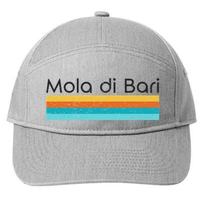 Mola Di Bari Italy 7-Panel Snapback Hat