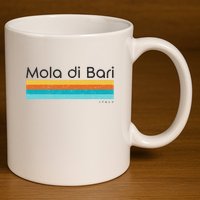 Mola Di Bari Italy 11oz C Handle Ceramic Mug