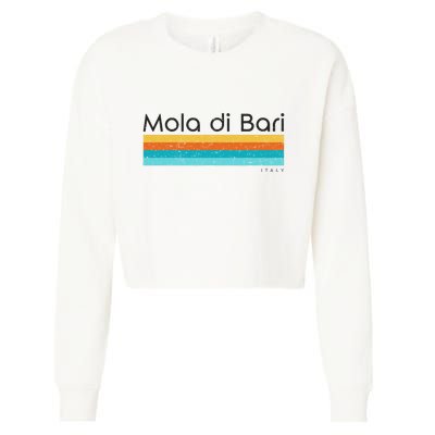 Mola Di Bari Italy Cropped Pullover Crew