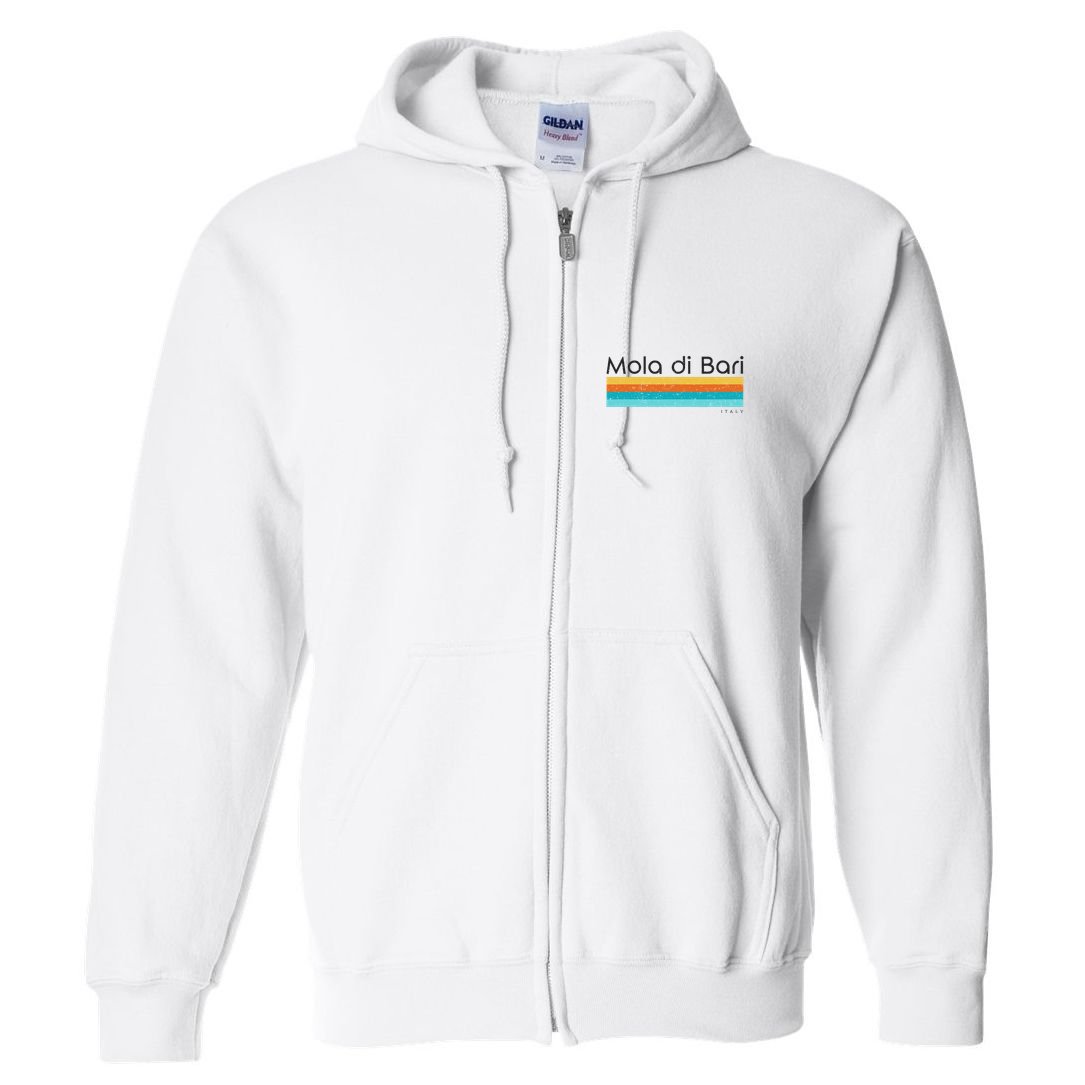 Mola Di Bari Italy Full Zip Hoodie