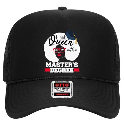 Masters Degree Black Queen Graduation Public Health Gift Trucker Hat