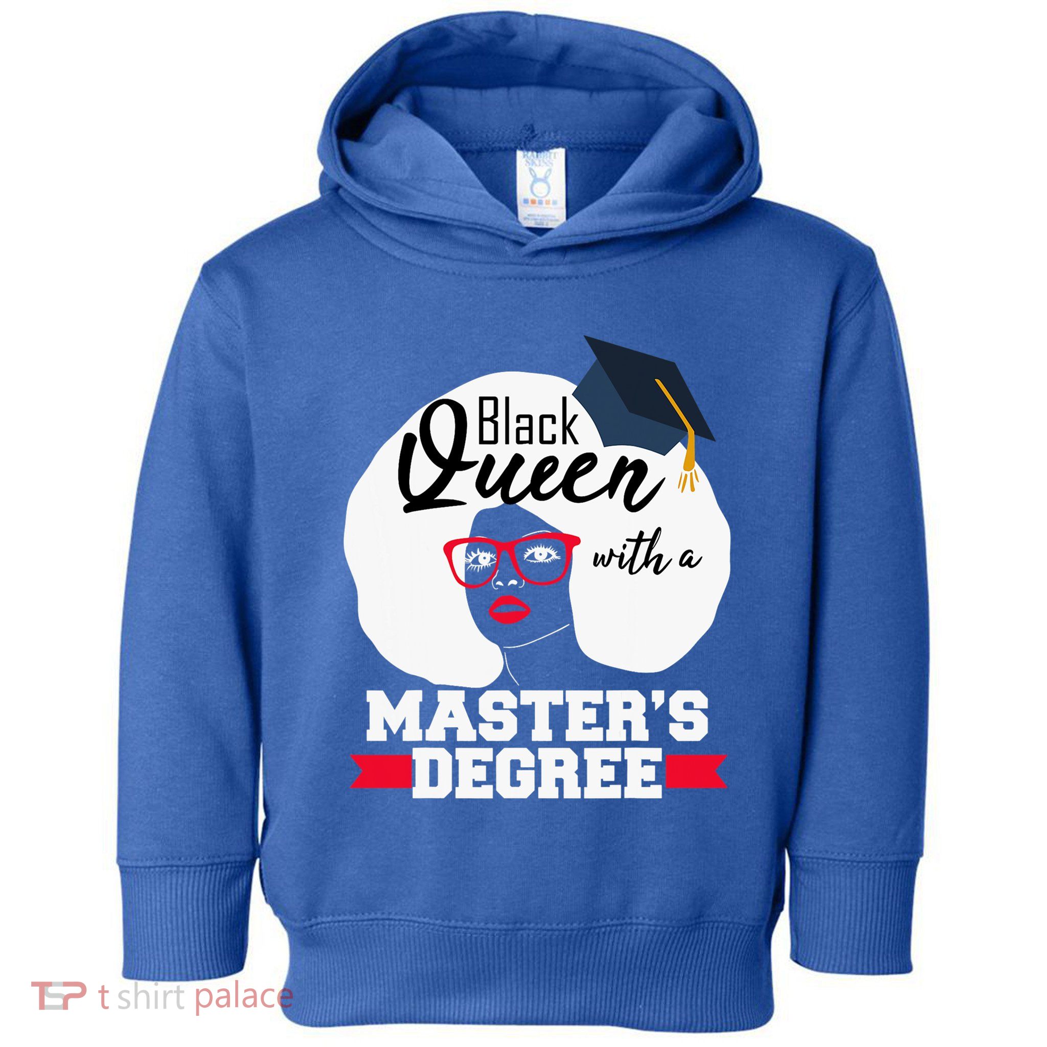 Masters Degree Black Queen Graduation Public Health Gift Toddler Hoodie