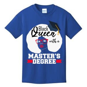 Masters Degree Black Queen Graduation Public Health Gift Kids T-Shirt