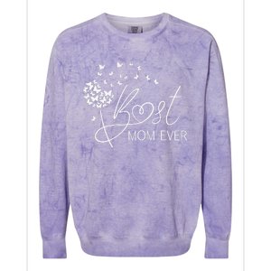 Mothers Day Best Mom Ever Gifts From Daughter Son Mom Colorblast Crewneck Sweatshirt