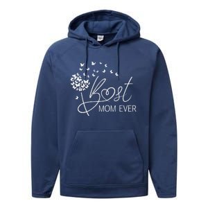 Mothers Day Best Mom Ever Gifts From Daughter Son Mom Performance Fleece Hoodie