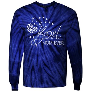 Mothers Day Best Mom Ever Gifts From Daughter Son Mom Tie-Dye Long Sleeve Shirt