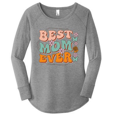 Mothers Day Best Mom Ever From Daughter Son Mom grandma Women's Perfect Tri Tunic Long Sleeve Shirt