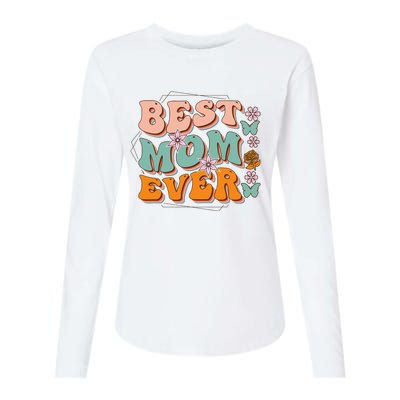 Mothers Day Best Mom Ever From Daughter Son Mom grandma Womens Cotton Relaxed Long Sleeve T-Shirt