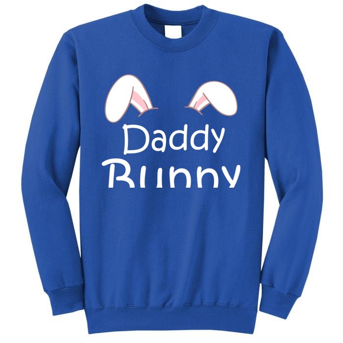 Mama Daddy Bunny Easter Day Dad Pregnant Mom Matching Couple Cute Gift Tall Sweatshirt