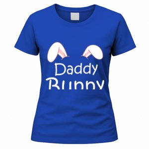 Mama Daddy Bunny Easter Day Dad Pregnant Mom Matching Couple Cute Gift Women's T-Shirt