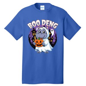 Moo Deng Baby Hippo Boo Deng Long For Halloween Tall T-Shirt