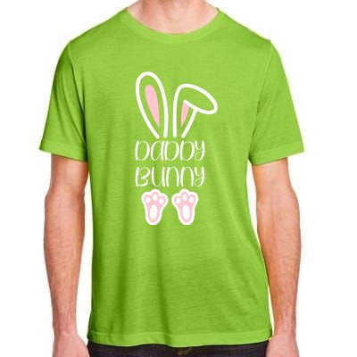 Mama Daddy Bunny Easter Day Dad Pregnant Mom Matching Couple Gift Adult ChromaSoft Performance T-Shirt