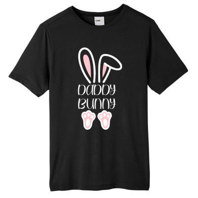 Mama Daddy Bunny Easter Day Dad Pregnant Mom Matching Couple Gift Tall Fusion ChromaSoft Performance T-Shirt