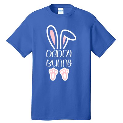 Mama Daddy Bunny Easter Day Dad Pregnant Mom Matching Couple Gift Tall T-Shirt