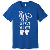 Mama Daddy Bunny Easter Day Dad Pregnant Mom Matching Couple Gift Premium T-Shirt