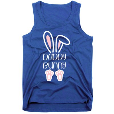 Mama Daddy Bunny Easter Day Dad Pregnant Mom Matching Couple Gift Tank Top