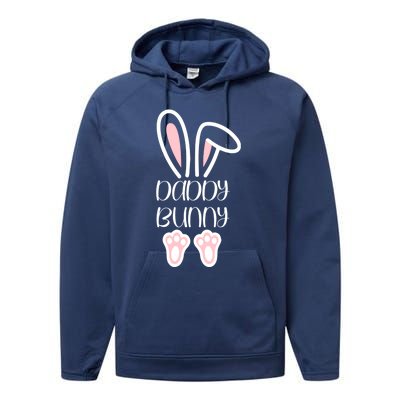 Mama Daddy Bunny Easter Day Dad Pregnant Mom Matching Couple Gift Performance Fleece Hoodie