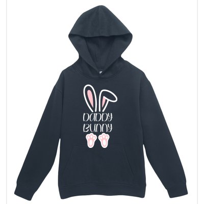 Mama Daddy Bunny Easter Day Dad Pregnant Mom Matching Couple Gift Urban Pullover Hoodie