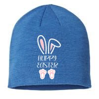 Mama Daddy Bunny Easter Day Dad Pregnant Mom Matching Couple Gift Sustainable Beanie