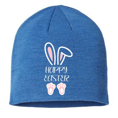 Mama Daddy Bunny Easter Day Dad Pregnant Mom Matching Couple Gift Sustainable Beanie