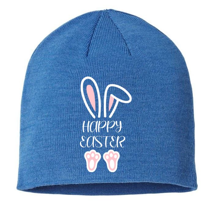 Mama Daddy Bunny Easter Day Dad Pregnant Mom Matching Couple Gift Sustainable Beanie