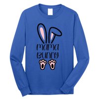 Mama Daddy Bunny Easter Day Dad Pregnant Mom Matching Couple Gift Long Sleeve Shirt