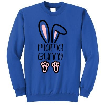 Mama Daddy Bunny Easter Day Dad Pregnant Mom Matching Couple Gift Sweatshirt