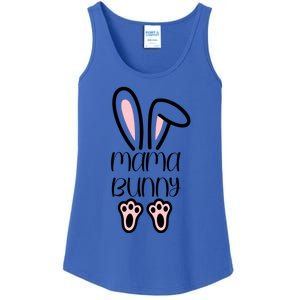 Mama Daddy Bunny Easter Day Dad Pregnant Mom Matching Couple Gift Ladies Essential Tank