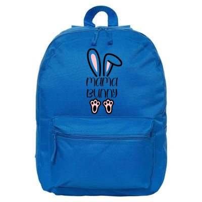 Mama Daddy Bunny Easter Day Dad Pregnant Mom Matching Couple Gift 16 in Basic Backpack